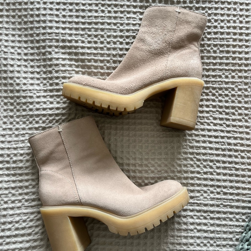 Dolce Vita Suede Heeled Booties